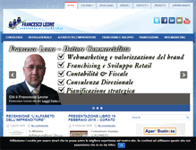 Tablet Screenshot of francescoleonecommercialista.it